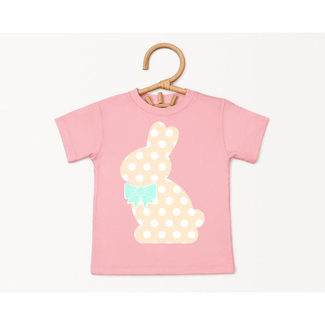 Polka Dot Bunny - Bella Canvas Toddler Tee