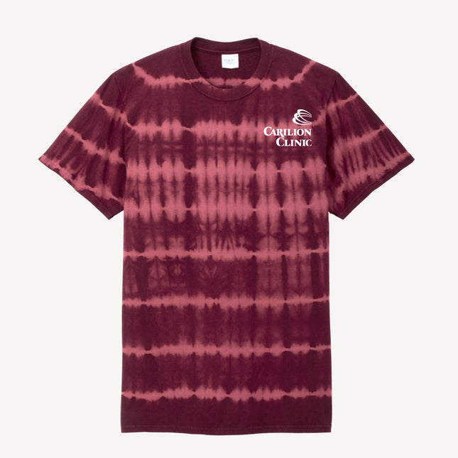 Carilion Clinic - Port & Company Allover Stripe Tie-Dye (Short Sleeve)