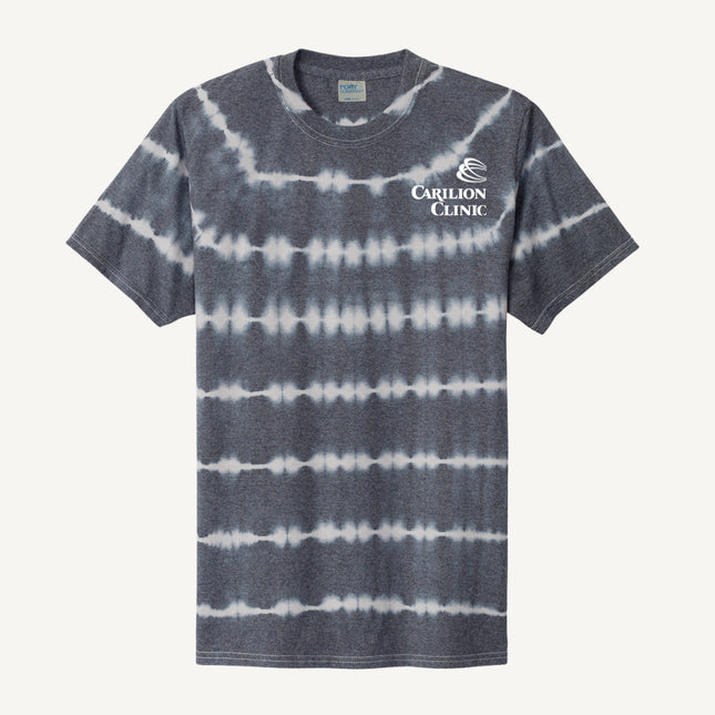 Carilion Clinic - Port & Company Allover Stripe Tie-Dye (Short Sleeve)