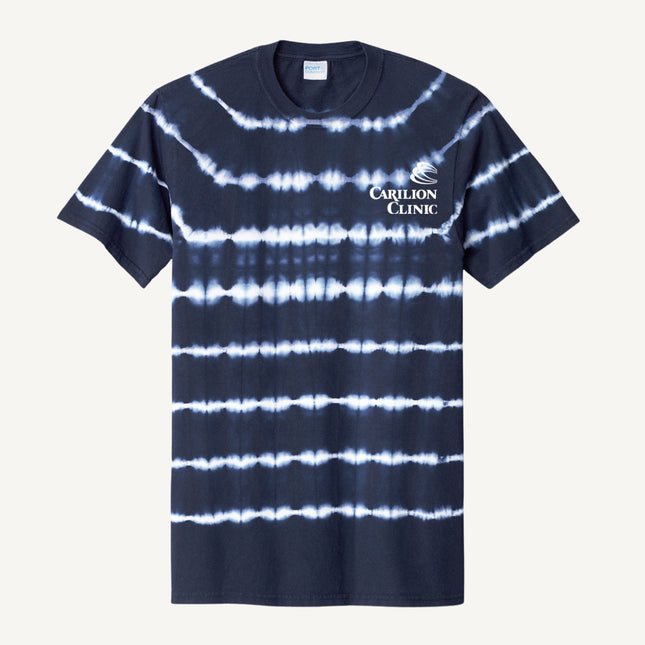 Carilion Clinic - Port & Company Allover Stripe Tie-Dye (Short Sleeve)