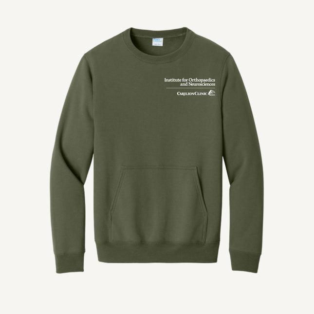 Carilion Clinic Ortho - Port & Company - Fleece Crewneck Pocket Sweatshirt