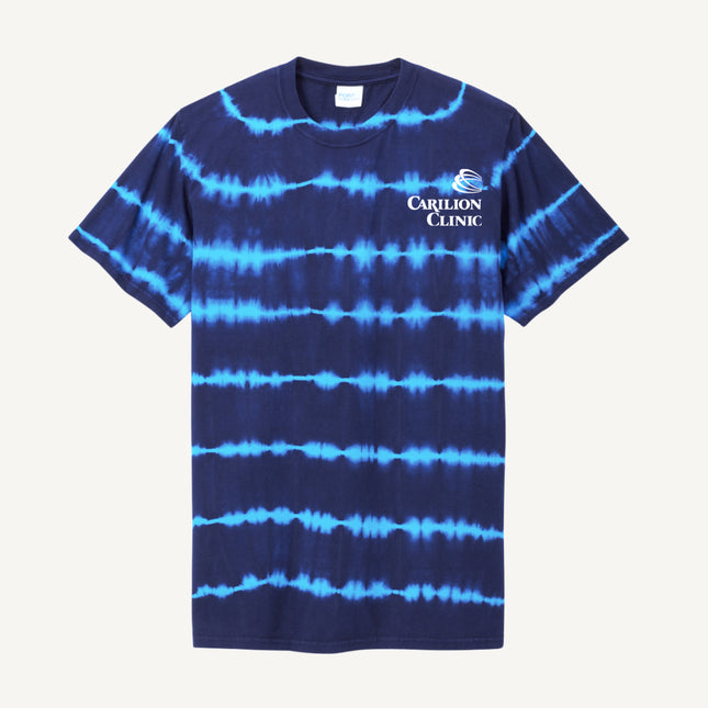 Carilion Clinic - Port & Company Allover Stripe Tie-Dye (Short Sleeve)