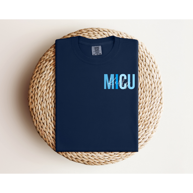 ICU and PCU Units with Name Personalization - Comfort Colors Series