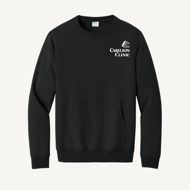 Carilion Clinic - Port & Company - Fleece Crewneck Pocket Sweatshirt