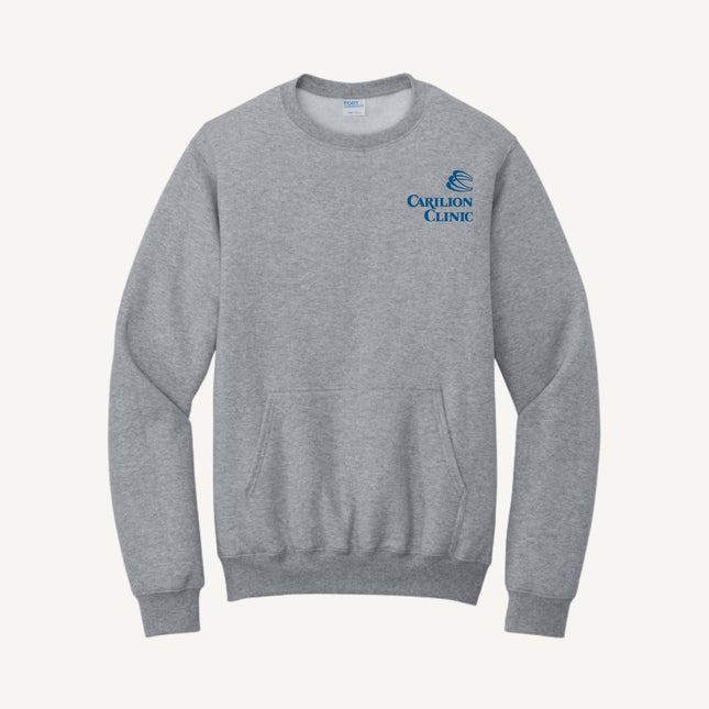 Carilion Clinic - Port & Company - Fleece Crewneck Pocket Sweatshirt