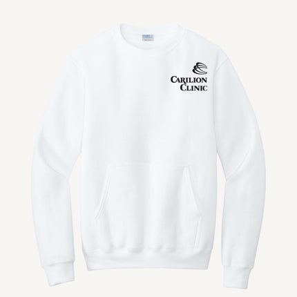 Carilion Clinic - Port & Company - Fleece Crewneck Pocket Sweatshirt