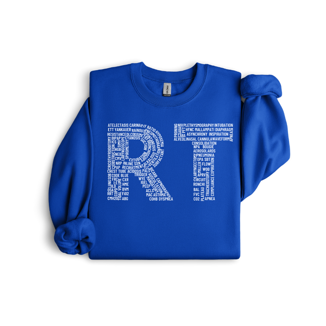 "RT" Respiratory Therapist with Medical Terminology - Gildan Series