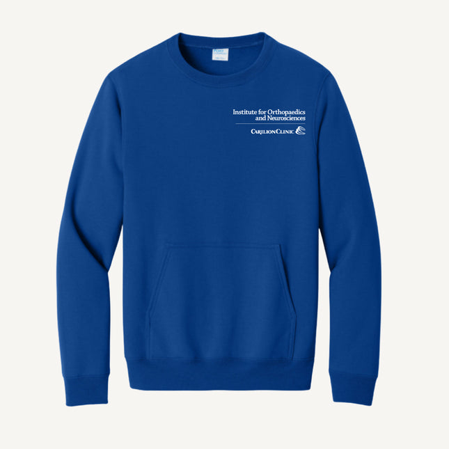 Carilion Clinic Ortho - Port & Company - Fleece Crewneck Pocket Sweatshirt