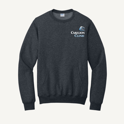 Carilion Clinic - Port & Company - Fleece Crewneck Pocket Sweatshirt