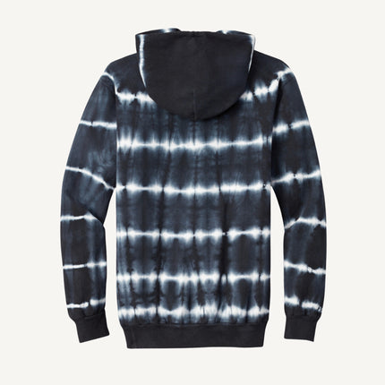 Carilion Clinic - Port & Company Allover Stripe Tie-Dye Fleeced Hoodie