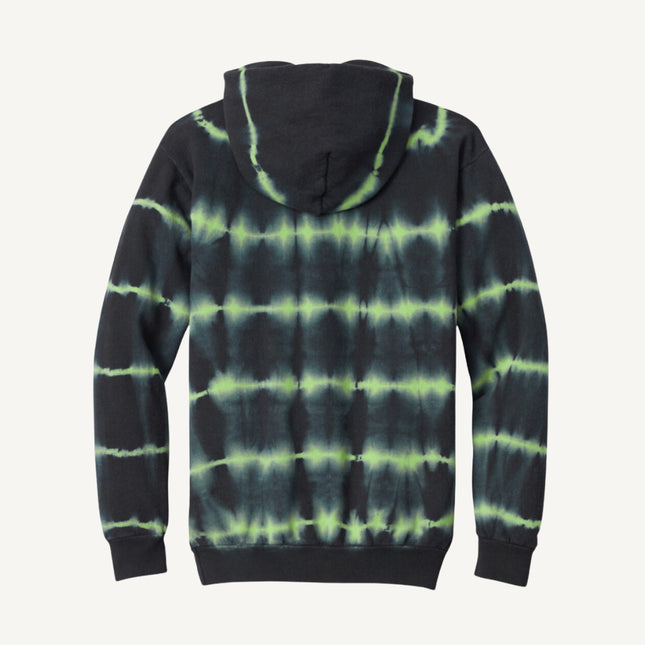 Carilion Clinic - Port & Company Allover Stripe Tie-Dye Fleeced Hoodie