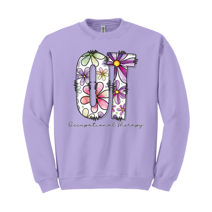 Floral OT (Occupational Therapy) - Gildan and Comfort Colors Series