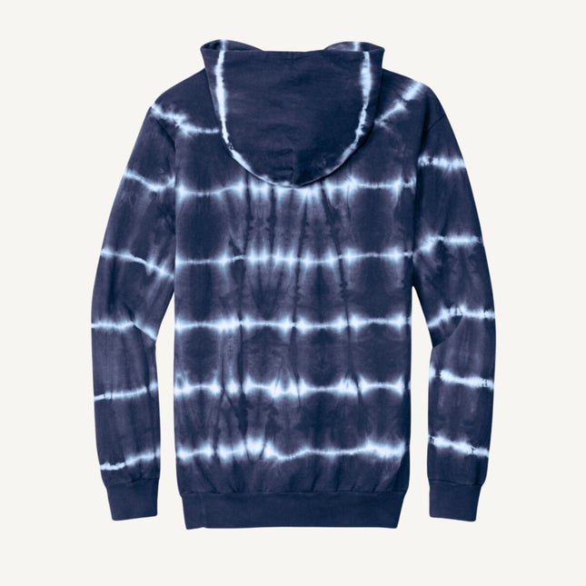 Carilion Clinic - Port & Company Allover Stripe Tie-Dye Fleeced Hoodie