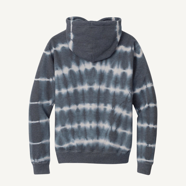 Carilion Clinic - Port & Company Allover Stripe Tie-Dye Fleeced Hoodie