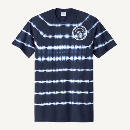 Custom Design Port & Company Short Sleeve Allover Stripe Tie-Dye
