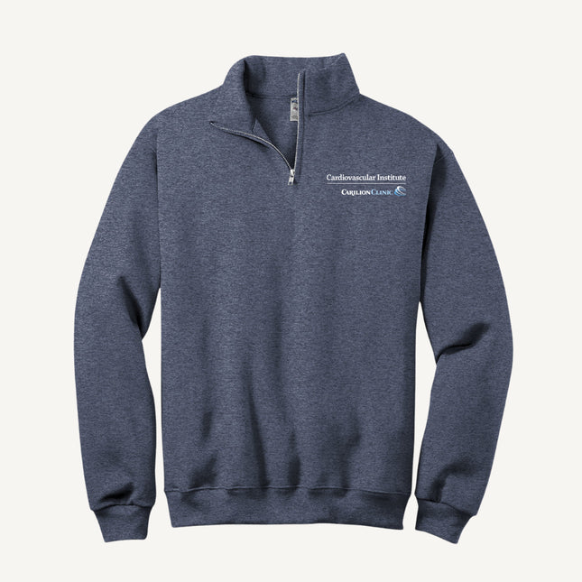 Carilion Clinic Cardiovascular Institute - Jerzees 995M Quarter Zip Sweatshirt