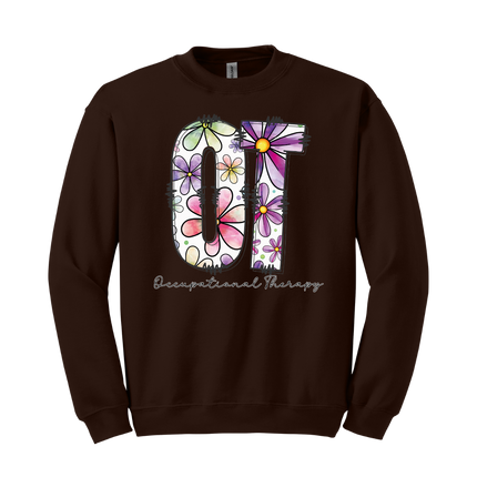Floral OT (Occupational Therapy) - Gildan and Comfort Colors Series