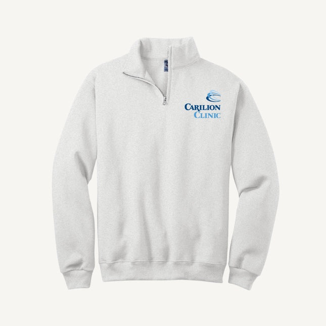Carilion Clinic with Trauma Logo - Jerzees 995M Quarter Zip Sweatshirt
