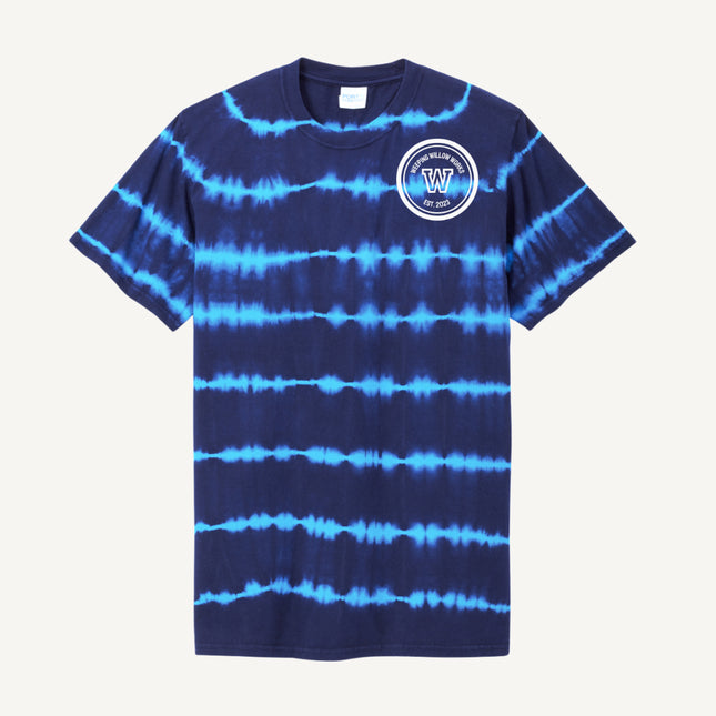 Custom Design Port & Company Short Sleeve Allover Stripe Tie-Dye