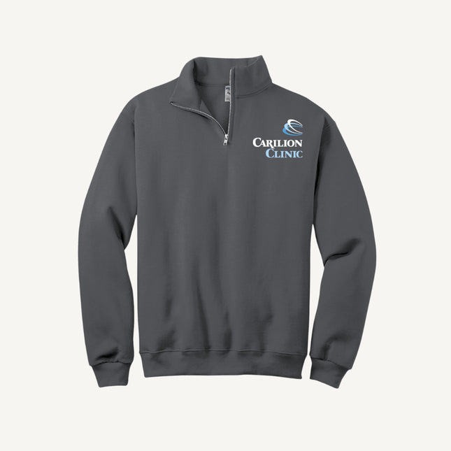 Carilion Clinic with Trauma Logo - Jerzees 995M Quarter Zip Sweatshirt