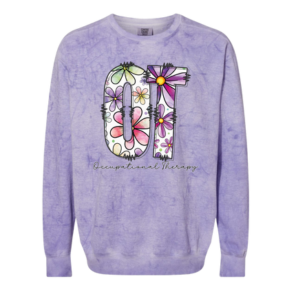 Floral OT (Occupational Therapy) - Gildan and Comfort Colors Series
