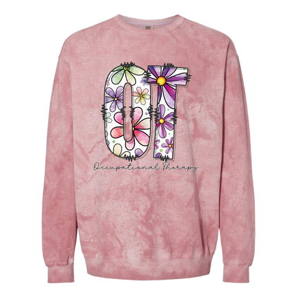 Floral OT (Occupational Therapy) - Gildan and Comfort Colors Series