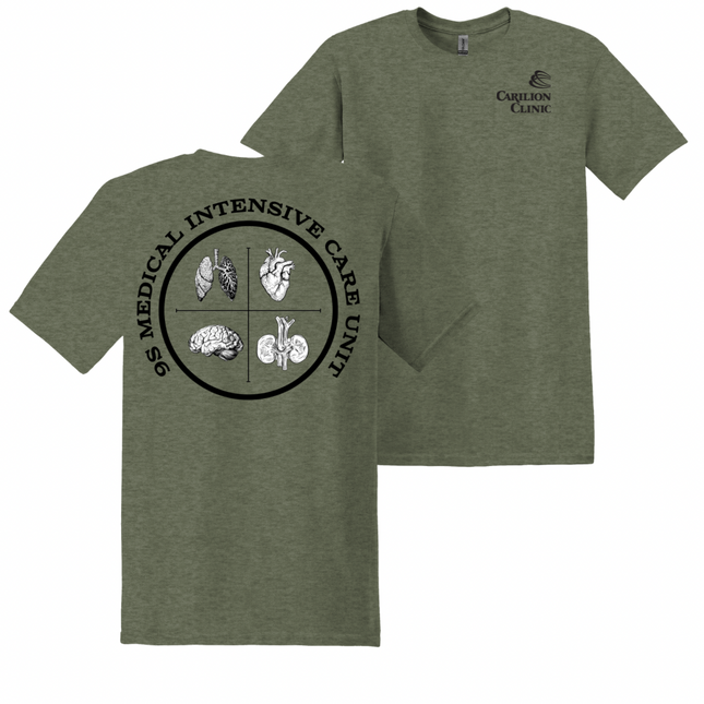 Carilion Clinic 9SICU Nurse - Gildan Short Sleeve T-Shirt