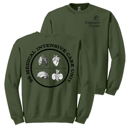 Carilion Clinic 9SICU Nurse - Gildan Sweatshirt