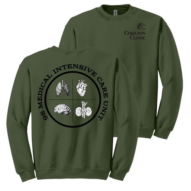 Carilion Clinic 9SICU Nurse - Gildan Sweatshirt