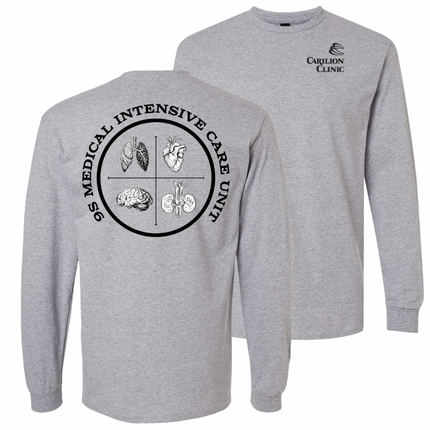 Carilion Clinic 9SICU Nurse - Gildan Long Sleeve T-Shirt