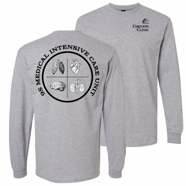 Carilion Clinic 9SICU Nurse - Gildan Long Sleeve T-Shirt