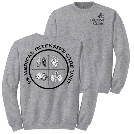 Carilion Clinic 9SICU Nurse - Gildan Sweatshirt