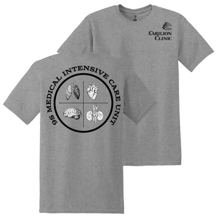 Carilion Clinic 9SICU Nurse - Gildan Short Sleeve T-Shirt