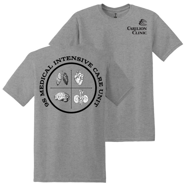 Carilion Clinic 9SICU Nurse - Gildan Short Sleeve T-Shirt