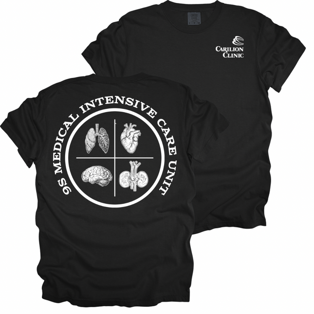 Carilion Clinic 9SICU Nurse - Comfort Colors Short Sleeve T-Shirt