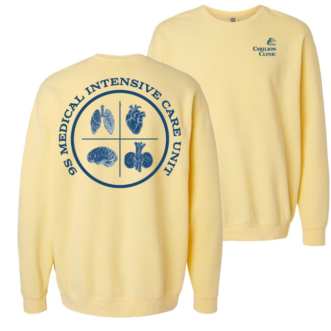 Carilion Clinic 9SICU Nurse - Comfort Colors Sweatshirt