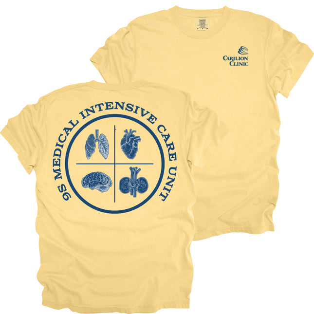 Carilion Clinic 9SICU Nurse - Comfort Colors Short Sleeve T-Shirt