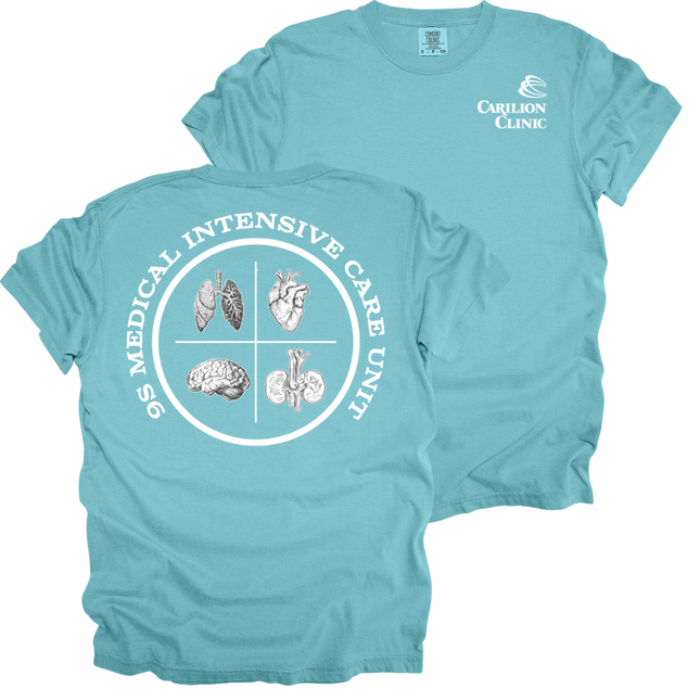 Carilion Clinic 9SICU Nurse - Comfort Colors Short Sleeve T-Shirt