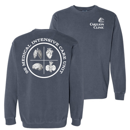 Carilion Clinic 9SICU Nurse - Comfort Colors Sweatshirt