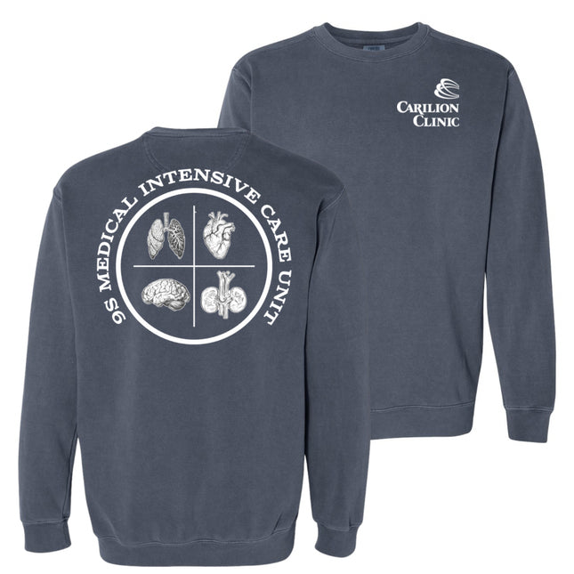 Carilion Clinic 9SICU Nurse - Comfort Colors Sweatshirt