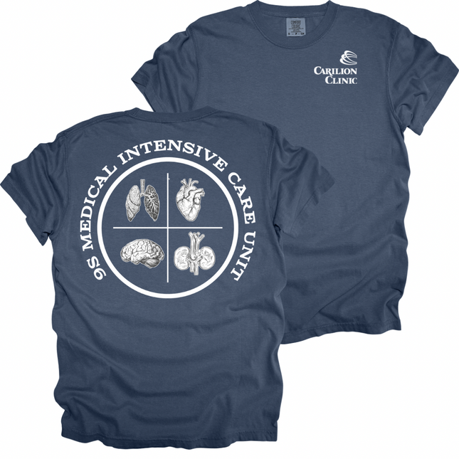 Carilion Clinic 9SICU Nurse - Comfort Colors Short Sleeve T-Shirt