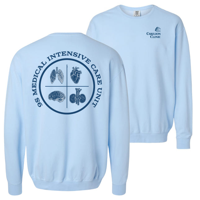 Carilion Clinic 9SICU Nurse - Comfort Colors Sweatshirt