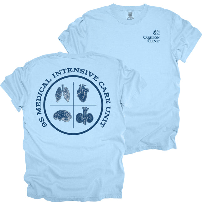 Carilion Clinic 9SICU Nurse - Comfort Colors Short Sleeve T-Shirt