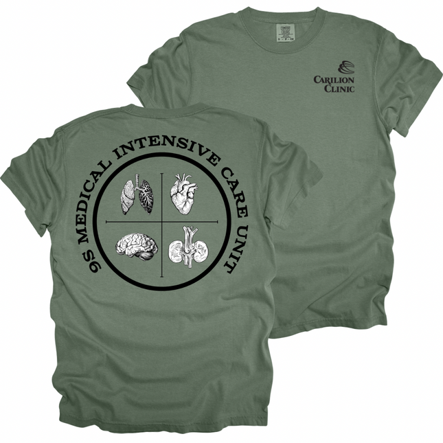 Carilion Clinic 9SICU Nurse - Comfort Colors Short Sleeve T-Shirt
