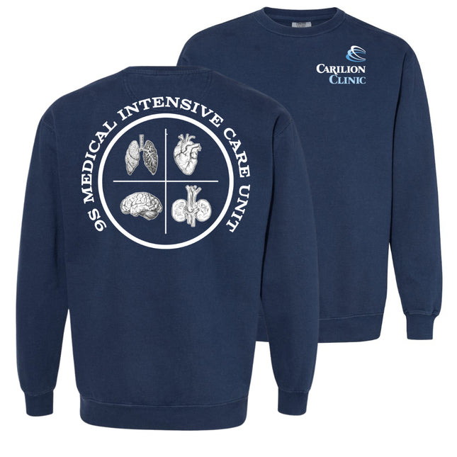 Carilion Clinic 9SICU Nurse - Comfort Colors Sweatshirt