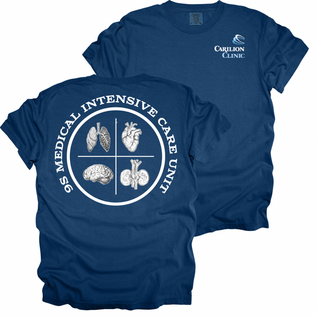 Carilion Clinic 9SICU Nurse - Comfort Colors Short Sleeve T-Shirt