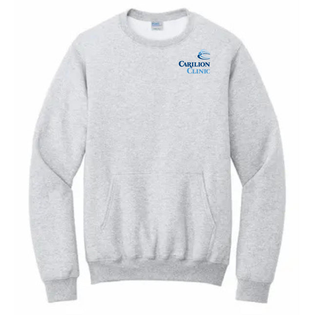 Carilion Clinic - Port & Company - Fleece Crewneck Pocket Sweatshirt