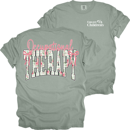 Carilion Children's OT / PT Bay Floral - Comfort Colors T-Shirt