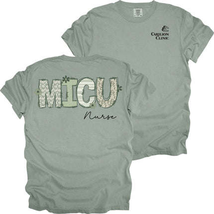 Carilion Clinic Nurse with Department in Sage - Comfort Colors T-Shirt