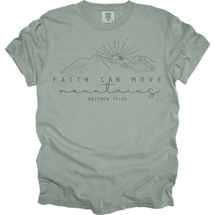 Faith Can Move Mountains - Comfort Colors T-Shirt